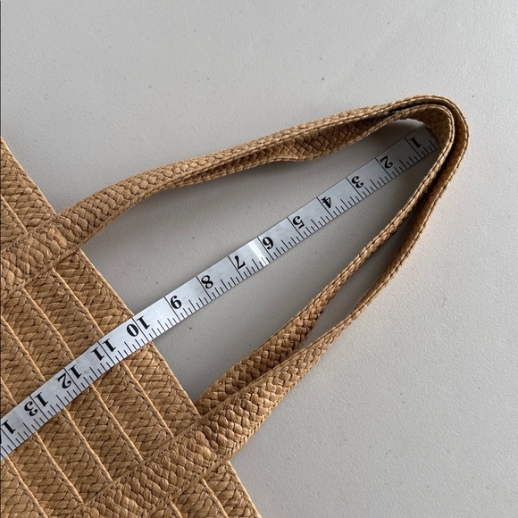 Draper James Straw Bag with Navy Lining - Picture 16 of 16